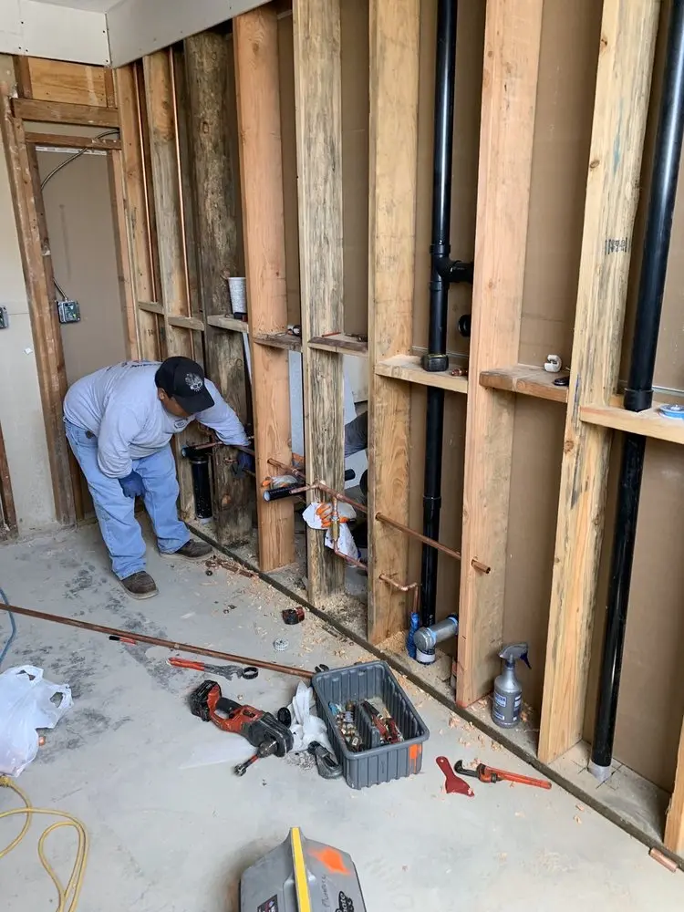 Commercial rough-in plumbing for Water Heater Replacement in Pinewood